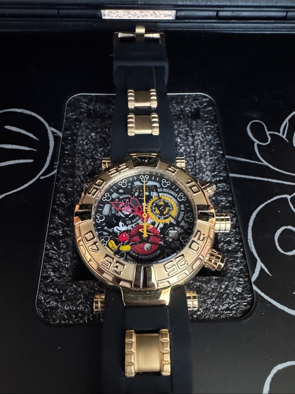 Invicta Reserve 22734 Limited Edition Gold-Tone Mickey Mouse Chronograph Watch